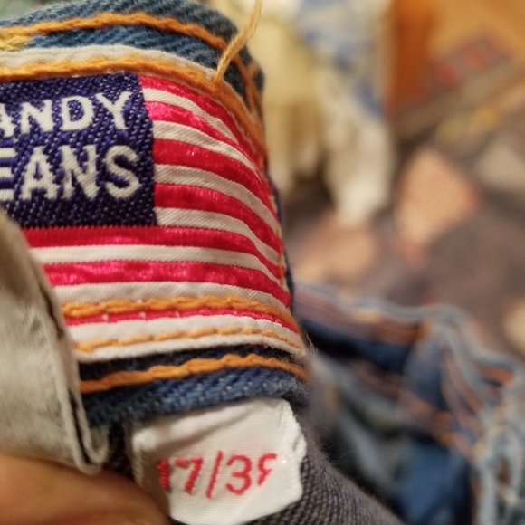 Vintage wide leg Jandy Jeans Size 17/38 - Picture 5 of 6